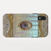Veraspeece Sweet Baroque XR Monogram Case-Mate iPhone Hülle (Rückseite (Horizontal))