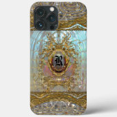 VeraspeeceMerci Baroque Monogram Case-Mate iPhone Hülle (Rückseite)