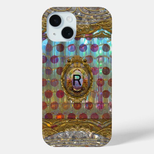 Veraspolka Baroque Monogram Case-Mate iPhone Hülle (Rückseite)
