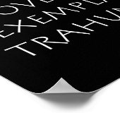 Verba movent exempla trahunt poster (Ecke)