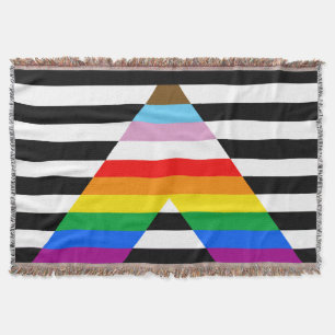 Verband Fortschritts-Stolzflagge Decke