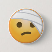 Verband-Gesicht Emoji Button (Vorderseite)