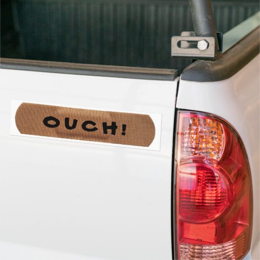 Verband mit OUCH! Autoaufkleber (Auf Lkw)