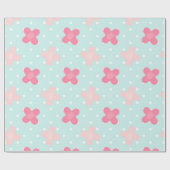 Verbände Blau und Rosa Geschenkpapier (Flach)