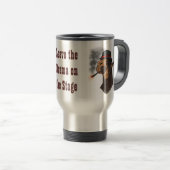 Verbannen Sie Drama-Lamas - rostfreier Reisebecher (VorderseiteRechts)