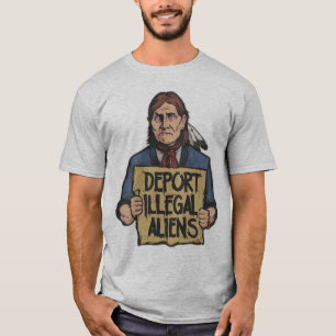 Verbannen Sie illegales Außerirdische-Shirt T-Shirt