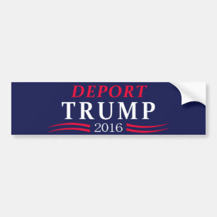 Verbannen Sie Trumpf-Autoaufkleber Autoaufkleber