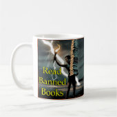 Verbannte Bücher lesen - Tasse (Links)