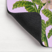 Verbena-Blume in rot und lila Mousepad (Ecke)