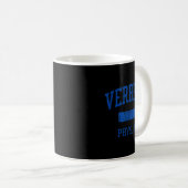 Verbena High School Hs Verbena Al Phys Ed Kaffeetasse (VorderseiteRechts)