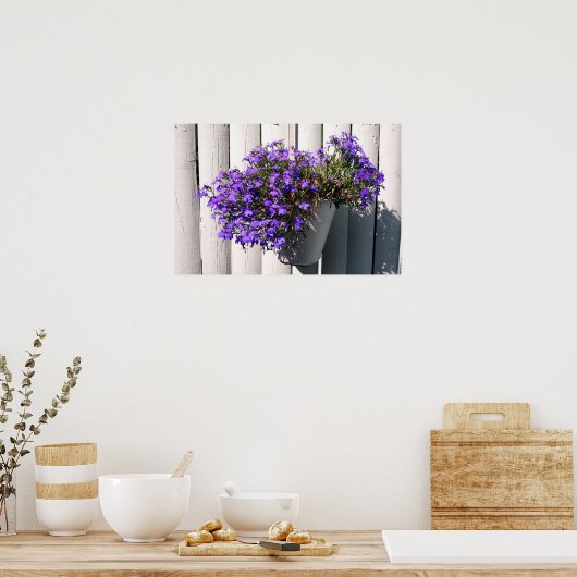 Verbena Pflanze Poster (Küche)