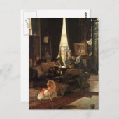 Verbergen und Suchen nach billiger Kunst Postkarte (Vorne/Hinten)