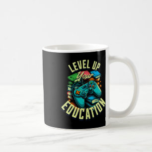 Verbessere deine Bildung - Gaming-inspirierter Leh Kaffeetasse