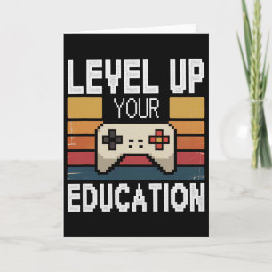 Verbessere deine Bildung Videospieler Freischaltun Karte