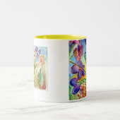 Verbessern-Orchidee Zweifarbige Tasse (Mittel)