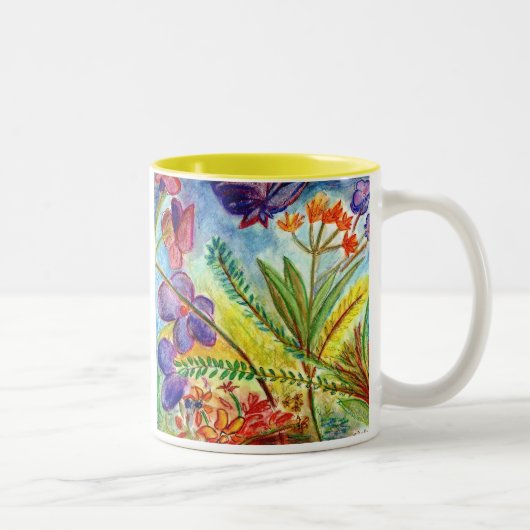 Verbessern-Orchidee Zweifarbige Tasse (Rechts)