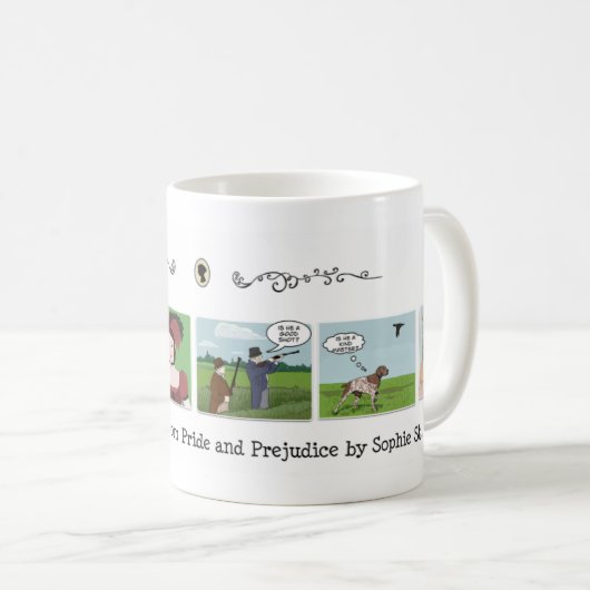 Verbessern Sie als Darcy Kaffeetasse (VorderseiteRechts)