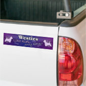 Verbessern Sie als KindWestie Autoaufkleber (Auf Lkw)