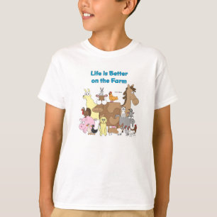 Verbessern Sie auf dem Bauernhof - KinderShirt T-Shirt