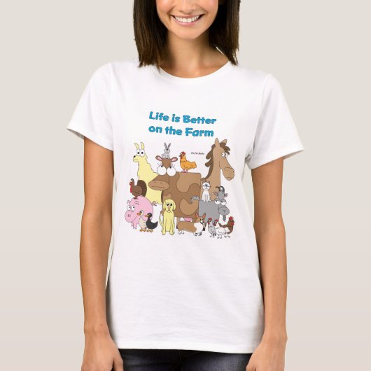 Verbessern Sie auf dem Bauernhof - Shirt (Vorderseite)