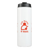 Verbessern Sie die Stimmung durch die Musik Therma Thermosbecher (Vorderseite)