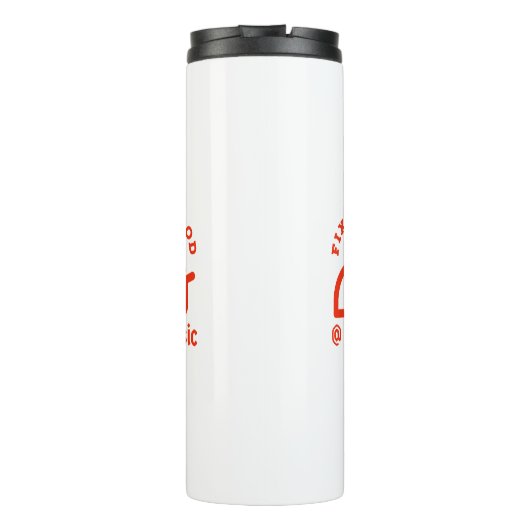 Verbessern Sie die Stimmung durch die Musik Therma Thermosbecher (Rückseite)