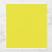 Verbessern Sie Ihr Design mit gelbem Hintergrund Weinetikett (Einzelnes Label)