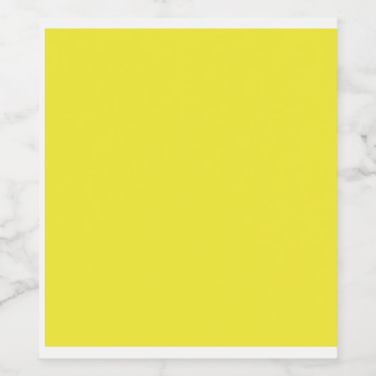 Verbessern Sie Ihr Design mit gelbem Hintergrund Weinetikett (Einzelnes Label)