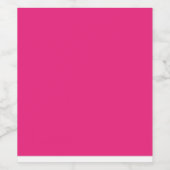 Verbessern Sie Ihr Design mit rosa Hintergrund Weinetikett (Einzelnes Label)
