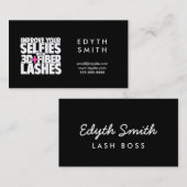 Verbessern Sie Ihr Selfies Visitenkarte (Vorne/Hinten)