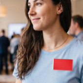 Verbessern Sie Ihr Website-Banner mit rotem Hinter Namenschild