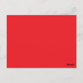 Verbessern Sie Ihr Website-Banner mit rotem Hinter Postkarte (Rückseite)