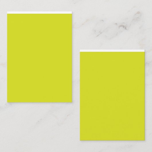 Verbessern Sie Ihr Website-Design mit einem gelben Visitenkarte (Vorne/Hinten)