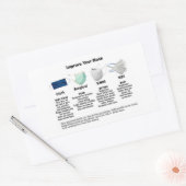 Verbessern Sie Ihre Maskenpapieraufkleber Rechteckiger Aufkleber (Umschlag)