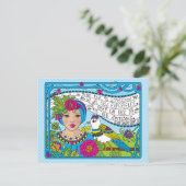 Verbessern Sie Ihren Geist_ Postkarte (Stehend Vorderseite)