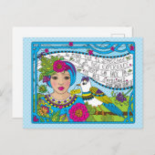 Verbessern Sie Ihren Geist_ Postkarte (Vorne/Hinten)