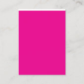 Verbessern Sie Ihren Platz mit einem rosa Hintergr Visitenkarte (Vorderseite)