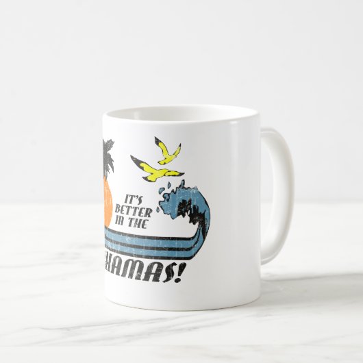Verbessern Sie in Bahamas verblaßte Kaffeetasse (VorderseiteRechts)