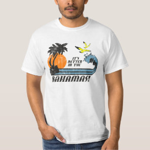 Verbessern Sie in Bahamas verblaßte T-Shirt