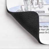 Verbessern Sie Lächeln Mousepad (Ecke)