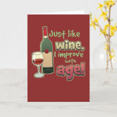 Verbessern Sie mit Alters-Gruß-Karte Karte (Gelbe Blume)