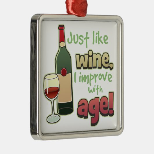 Verbessern Sie mit Alters-lustiger Wein-Verzierung Ornament Aus Metall (Rechts)