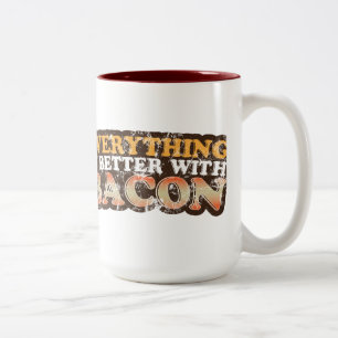 Verbessern Sie mit der Speck-Tasse Zweifarbige Tasse