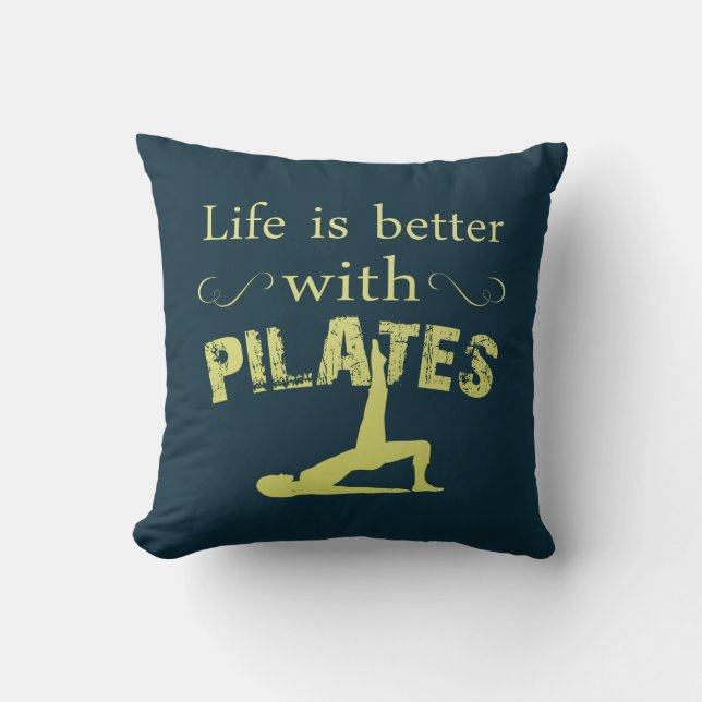 Verbessern Sie mit PILATES Kissen (Vorderseite)