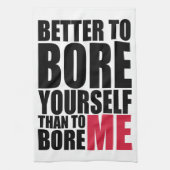 Verbessern Sie, um sich als zu bohren, MICH zu Geschirrtuch (Vertikal)