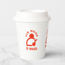 Verbessern von Stimmung @By Music Pappbecher