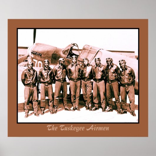 (Verbessert) Die Flugzeuge von Tuskegee Poster (Vorne)