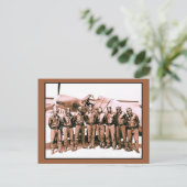 (Verbessert) Die Flugzeuge von Tuskegee Postkarte (Stehend Vorderseite)