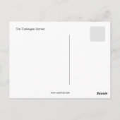 (Verbessert) Die Flugzeuge von Tuskegee Postkarte (Rückseite)