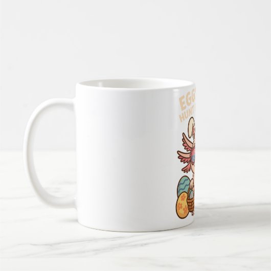 verbessert): Eggsolotl Hunt Champion - Funny Niedl Kaffeetasse (Links)
